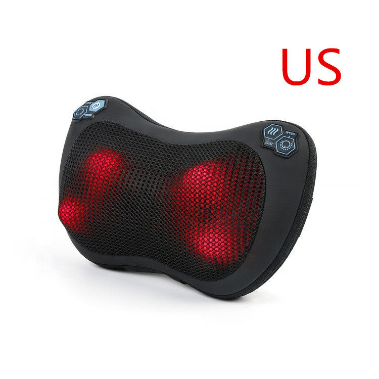 Car Massage Pillow Kneading Heating Cervical Massage Device - Mama Lifestyles
