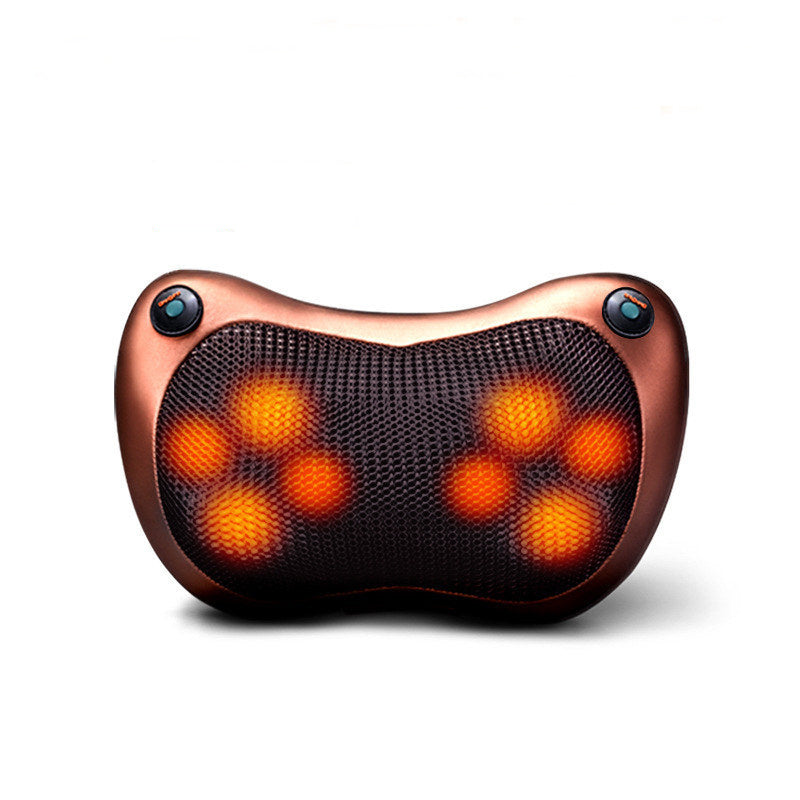 Electric Infrared Heating Kneading Neck Shoulder Back Body Spa Massage Pillow Car Chair Shiatsu Massager Masaj Device - Mama Lifestyles