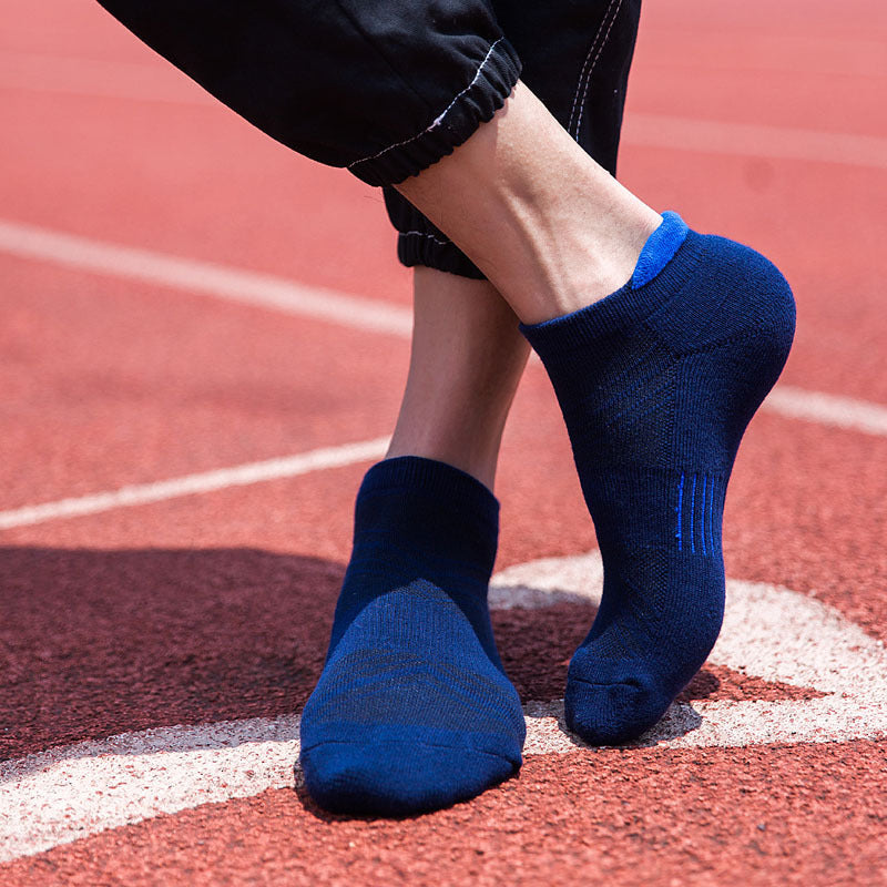 Towel bottom flower sports boat socks - Mama Lifestyles