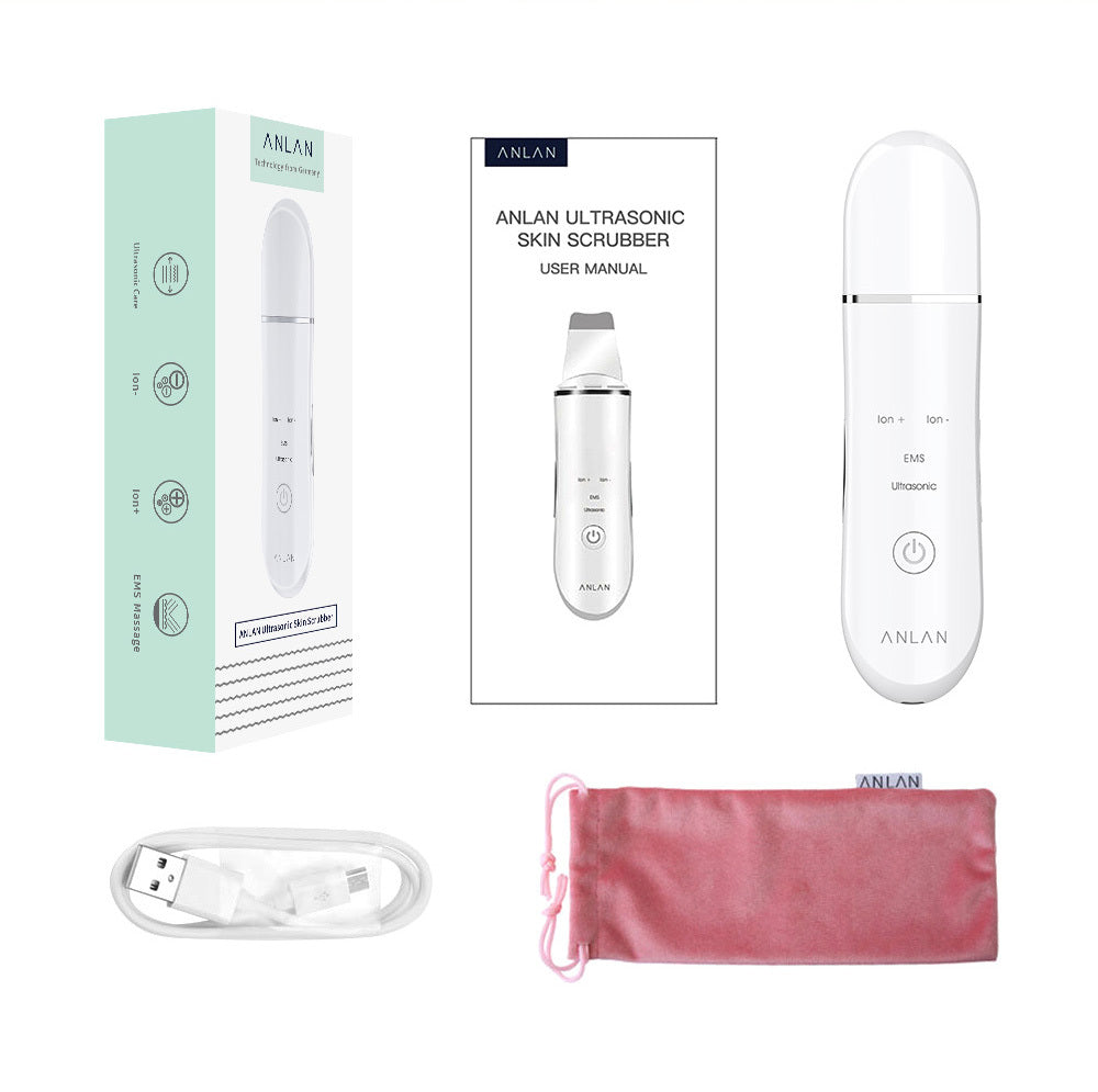 Ultrasonic Skin Scrubber Deep Face Cleaning Machine Peeling Shovel Facial Pore Cleaner Face Skin Scrubber Lift Machine - Mama Lifestyles