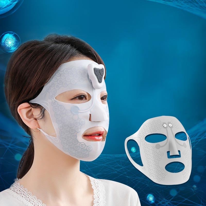 Electric Facial Massage Mask Face Massager Skin Tightening Moisturizes Anti-wrinkle Reduces Wrinkles Beauty Device Skincare - Mama Lifestyles