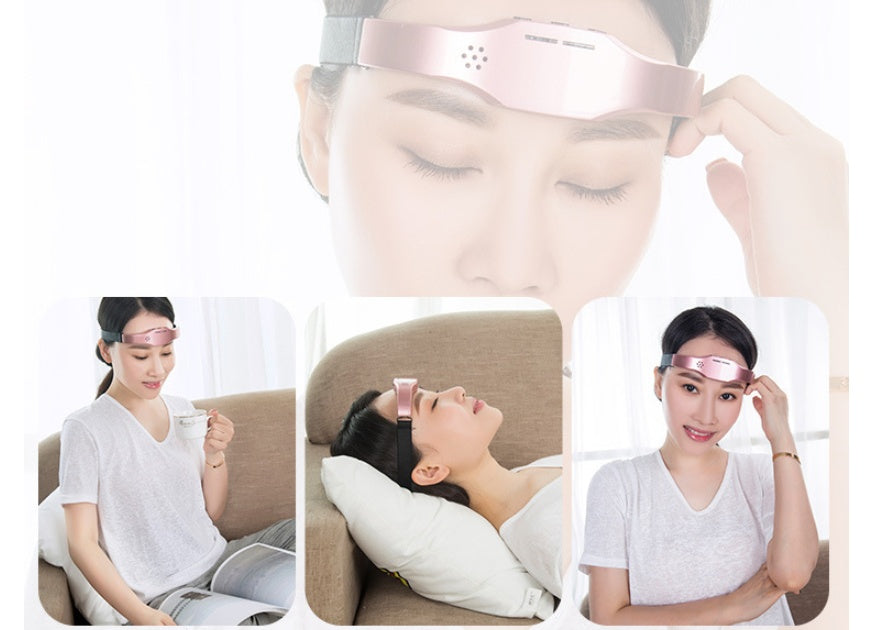 Head Massager Wireless Stress Relief Brain Massage Helmet Unisex Sleep Therapy Device - Mama Lifestyles