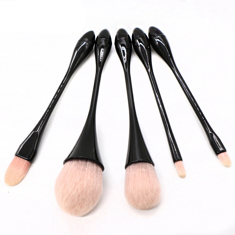 5 makeup brush set small waist makeup brush 5 new goblet set loose powder brush portable brush - Mama Lifestyles