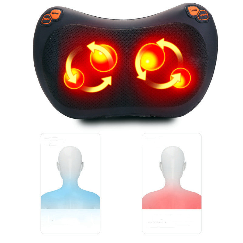 Car Massage Pillow Kneading Heating Cervical Massage Device - Mama Lifestyles