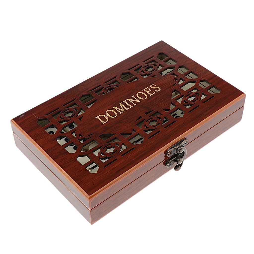 28 Dominoes Set wooden box - Mama Lifestyles