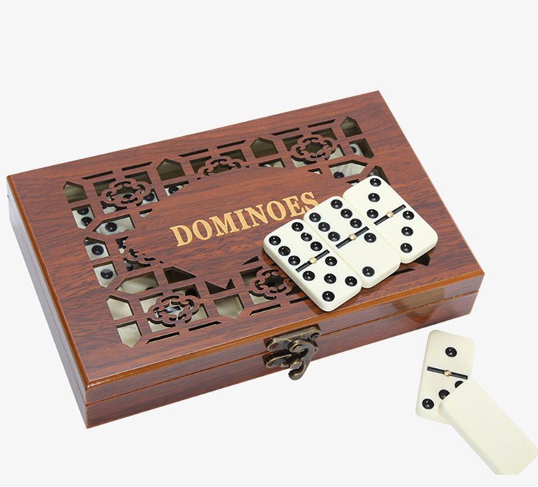 28 Dominoes Set wooden box - Mama Lifestyles