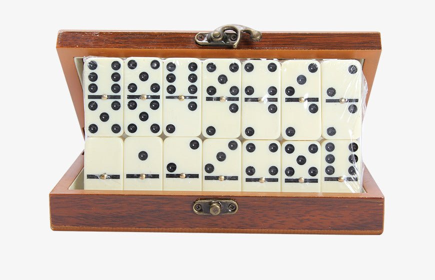 28 Dominoes Set wooden box - Mama Lifestyles