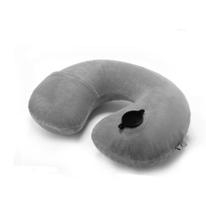 Inflatable U Shaped Pillow Travel Inflatable Pillow  Car Neck Pillow Lunch Break Pillow Neck Pillow Portable - Mama Lifestyles