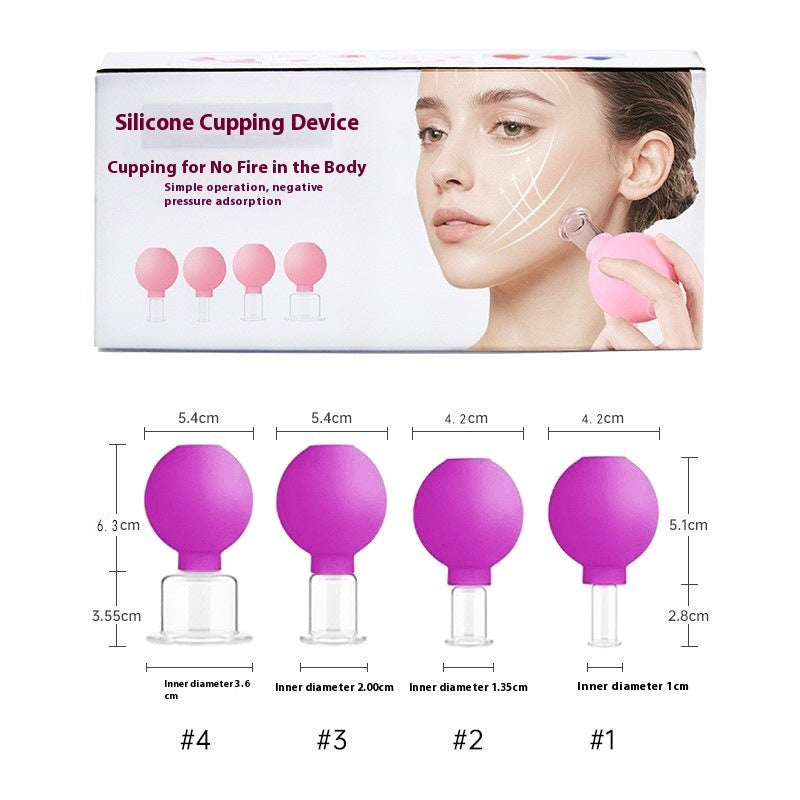 Facial Beauty Scraping Cupping Device Massage Lifting Facial Meridian Dredging Gadget Vacuum Jar Walking Device - Mama Lifestyles