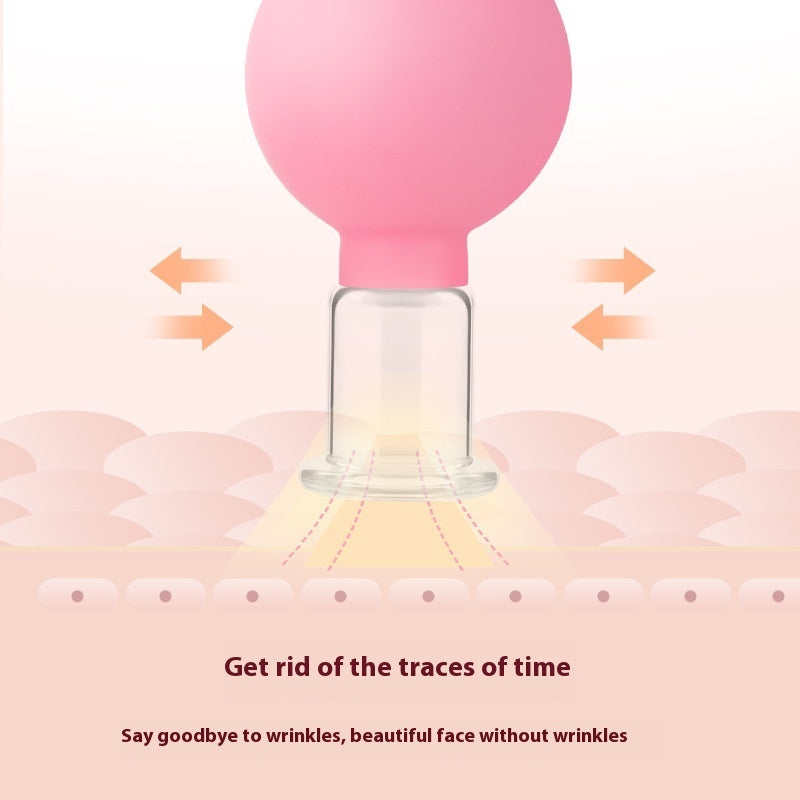 Facial Beauty Scraping Cupping Device Massage Lifting Facial Meridian Dredging Gadget Vacuum Jar Walking Device - Mama Lifestyles