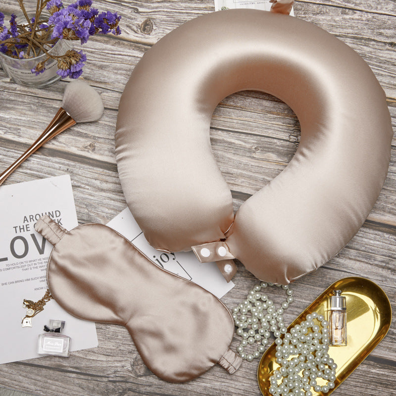 Silkworm Silk Neck Protector Neck U Pillow U Shape Pillow Neck Pillow - Mama Lifestyles