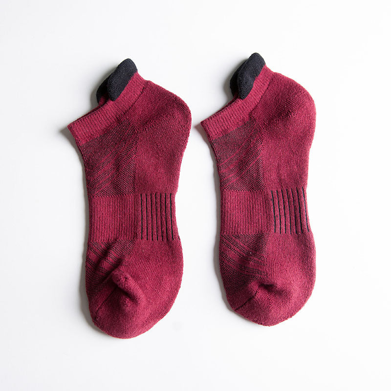 Towel bottom flower sports boat socks - Mama Lifestyles