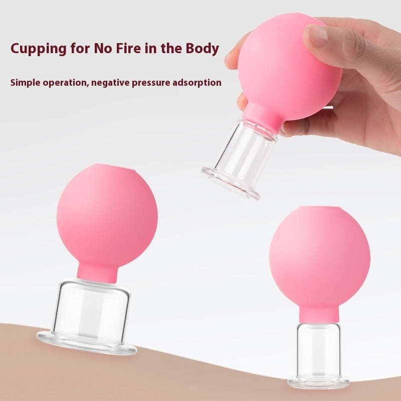 Facial Beauty Scraping Cupping Device Massage Lifting Facial Meridian Dredging Gadget Vacuum Jar Walking Device - Mama Lifestyles