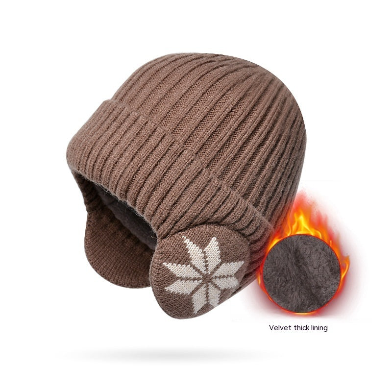 Thermal Knitting Woolen Cap Men&