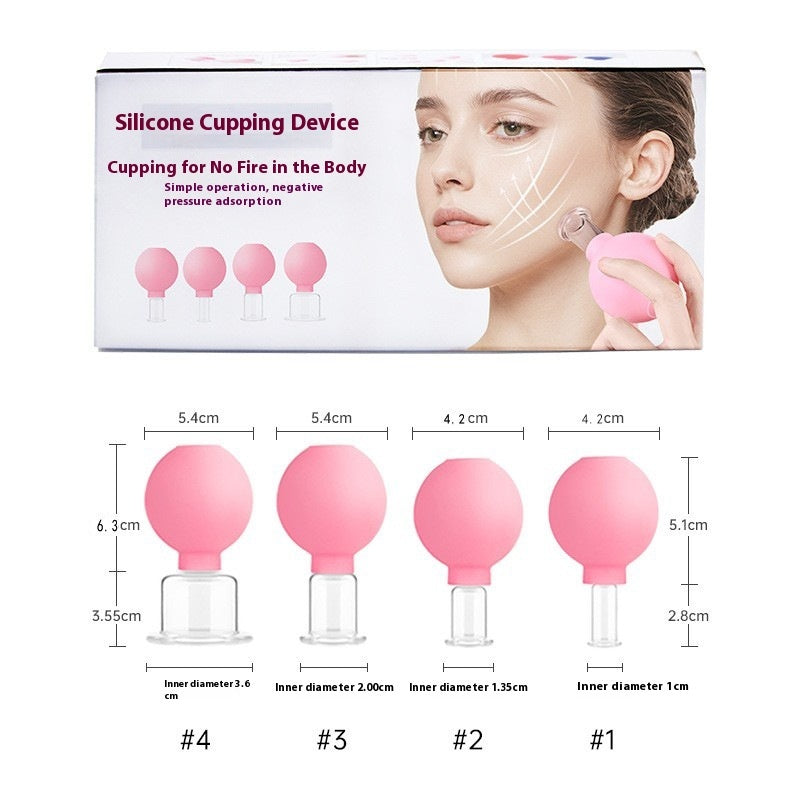 Facial Beauty Scraping Cupping Device Massage Lifting Facial Meridian Dredging Gadget Vacuum Jar Walking Device - Mama Lifestyles