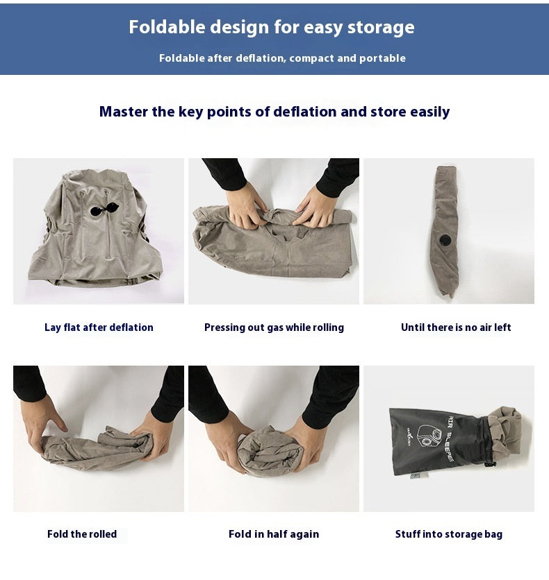 Travel Office Student Nap Pillow Sleeping Pillow Long Distance Train Neck Pillow - Mama Lifestyles