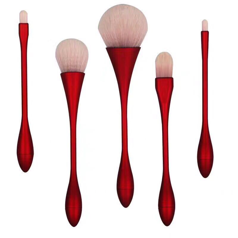 5 makeup brush set small waist makeup brush 5 new goblet set loose powder brush portable brush - Mama Lifestyles