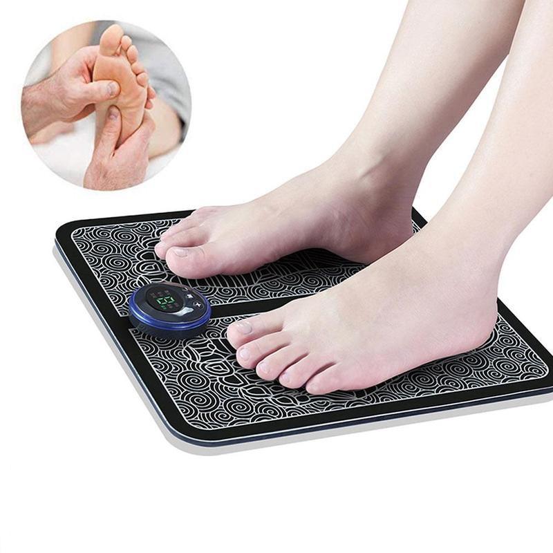 Electric EMS Foot Massager Pad Feet Muscle Stimulator Leg Reshaping Foot Massage Mat Relieve Ache Pain Health Care - Mama Lifestyles