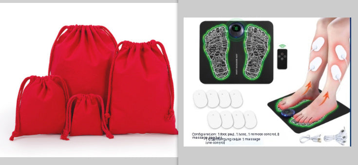 Electric EMS Foot Massager Pad Feet Muscle Stimulator Leg Reshaping Foot Massage Mat Relieve Ache Pain Health Care - Mama Lifestyles