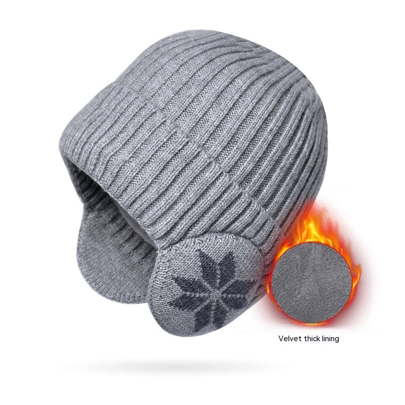 Thermal Knitting Woolen Cap Men&