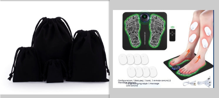 Electric EMS Foot Massager Pad Feet Muscle Stimulator Leg Reshaping Foot Massage Mat Relieve Ache Pain Health Care - Mama Lifestyles