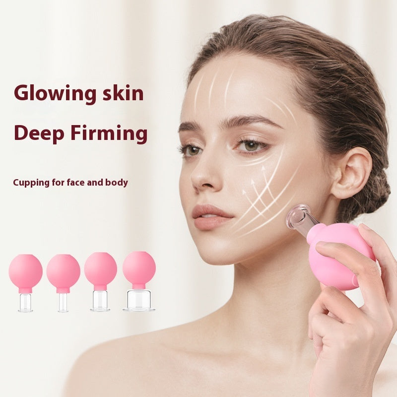 Facial Beauty Scraping Cupping Device Massage Lifting Facial Meridian Dredging Gadget Vacuum Jar Walking Device - Mama Lifestyles
