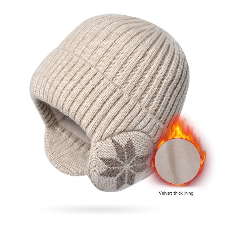 Thermal Knitting Woolen Cap Men&