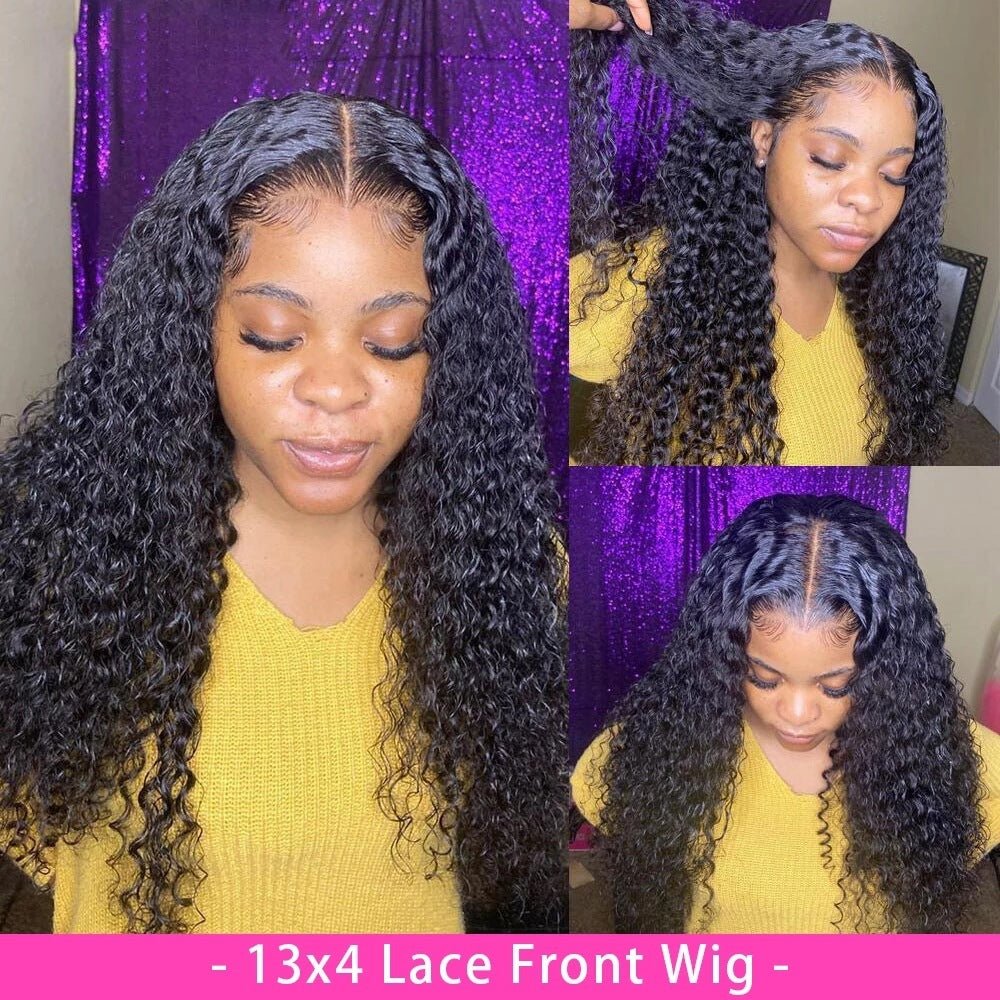 Curly Human Hair Wig Lace Hair Products - Mama Lifestyles