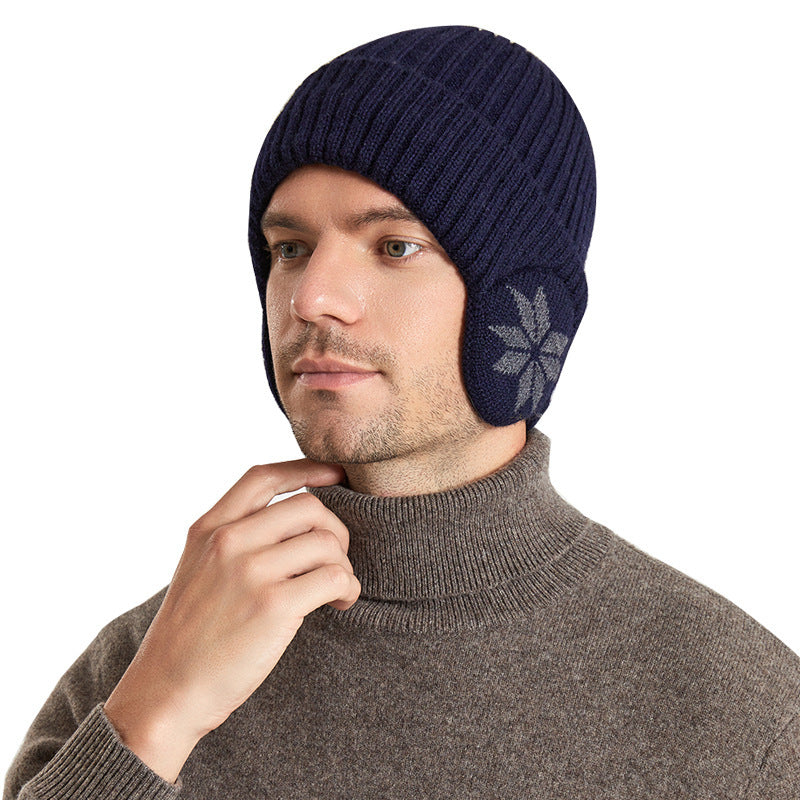 Thermal Knitting Woolen Cap Men&
