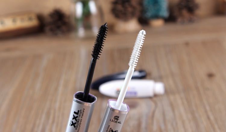 Double - Ended Mascara Black And White Brush Head Thick Mascara - Mama Lifestyles