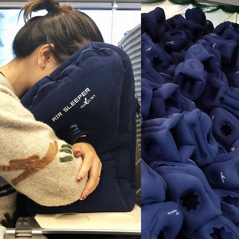 Travel Office Student Nap Pillow Sleeping Pillow Long Distance Train Neck Pillow - Mama Lifestyles