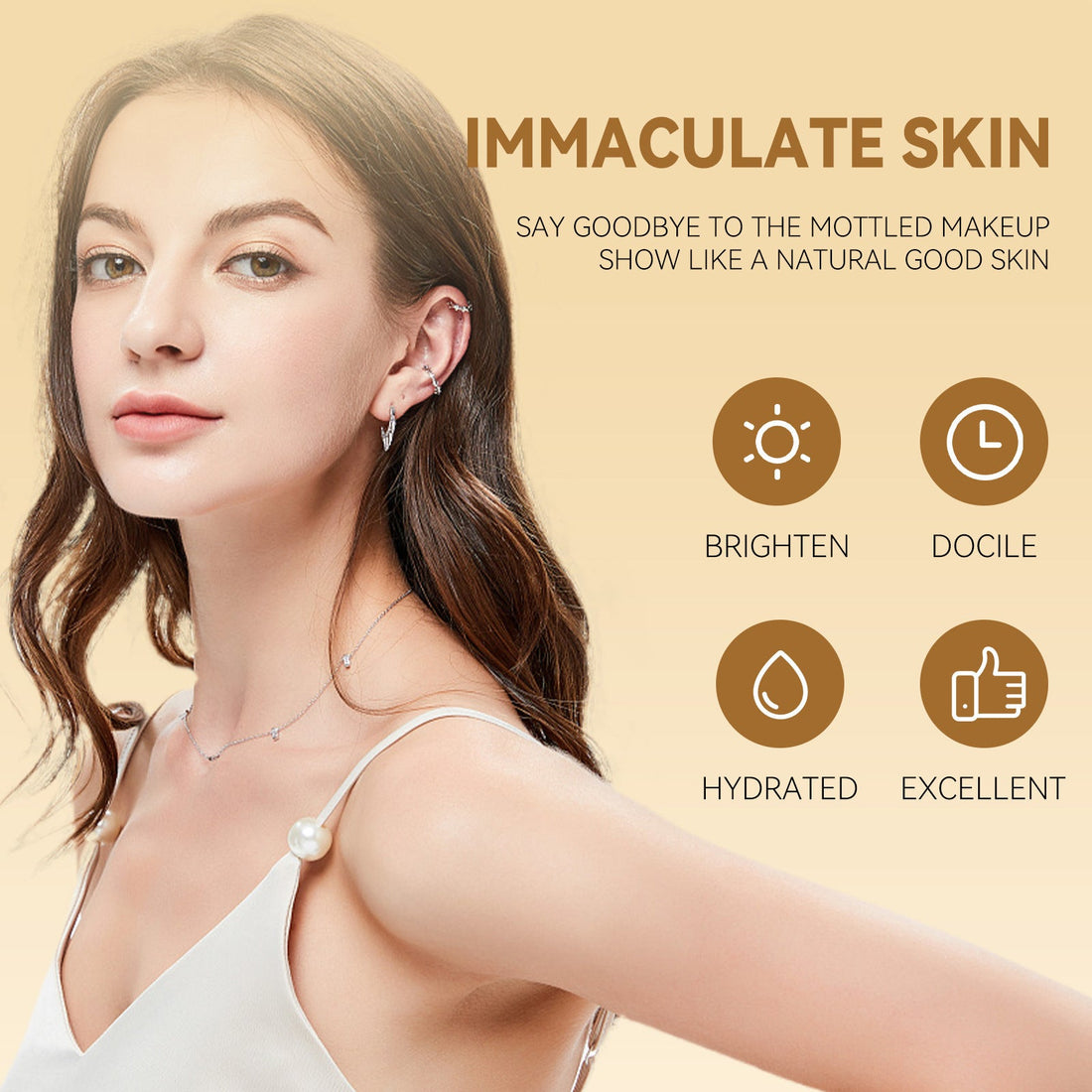 Liquid Concealer Long Lasting Waterproof Base Makeup Concealer With Scraper - Mama Lifestyles