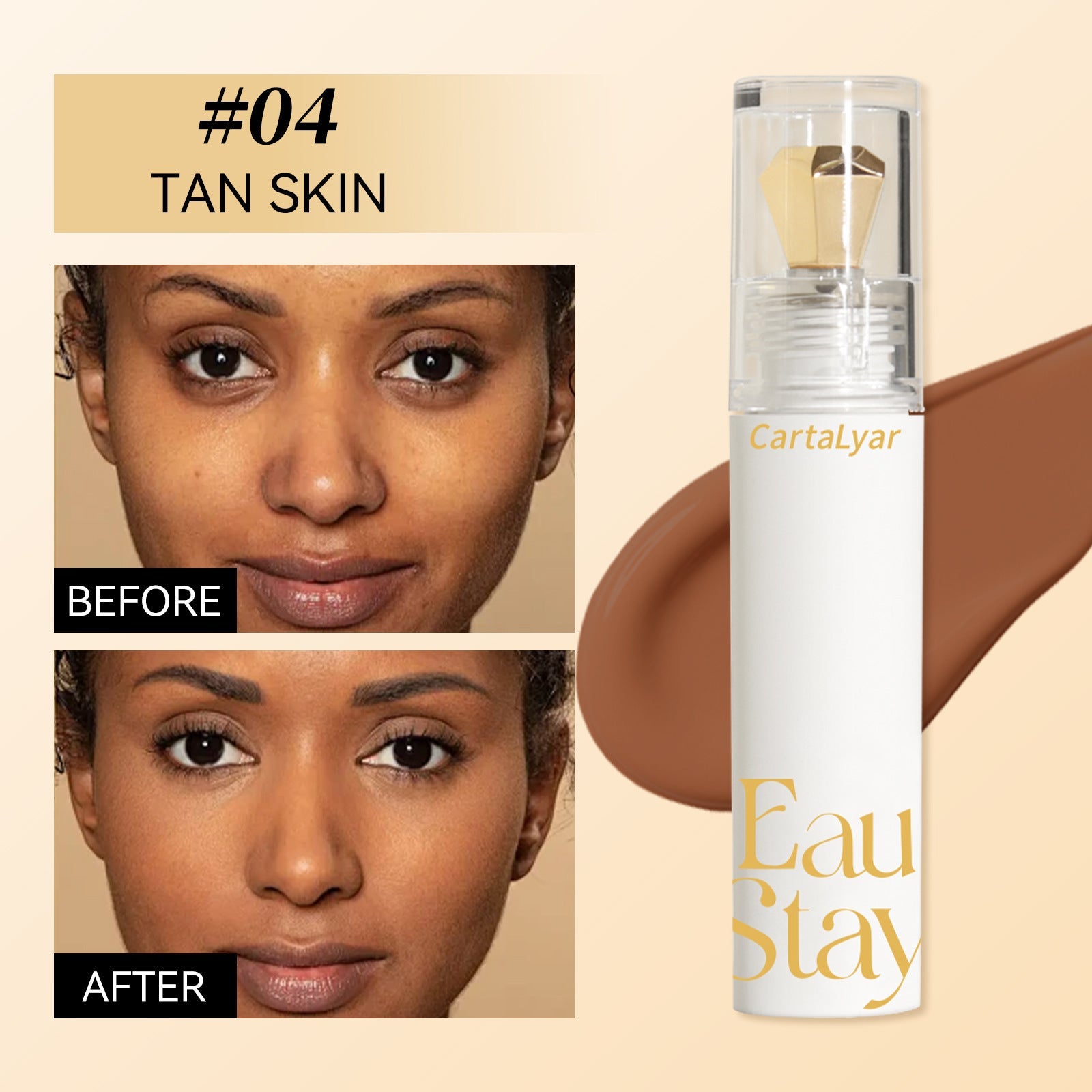 Liquid Concealer Long Lasting Waterproof Base Makeup Concealer With Scraper - Mama Lifestyles