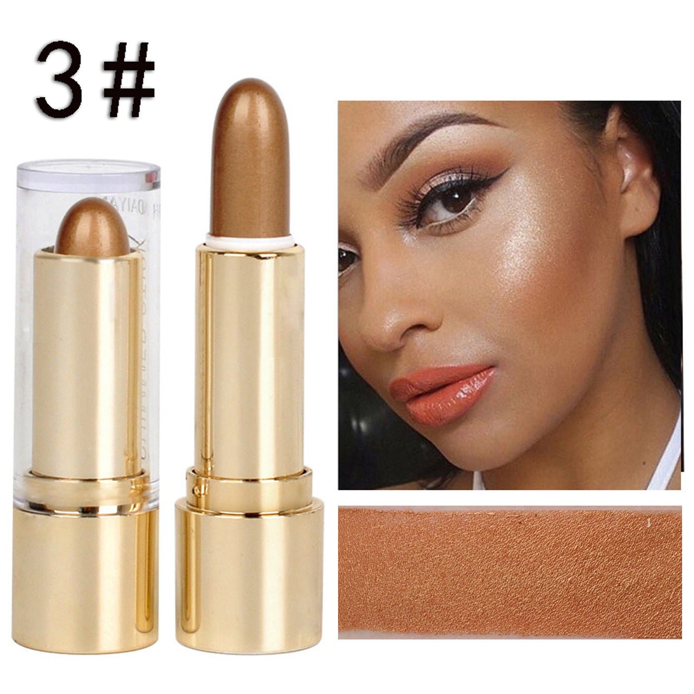 Makeup Three - dimensional Highlight Contour Stick Highlight Brightening Stick Eye Shadow Pen - Mama Lifestyles