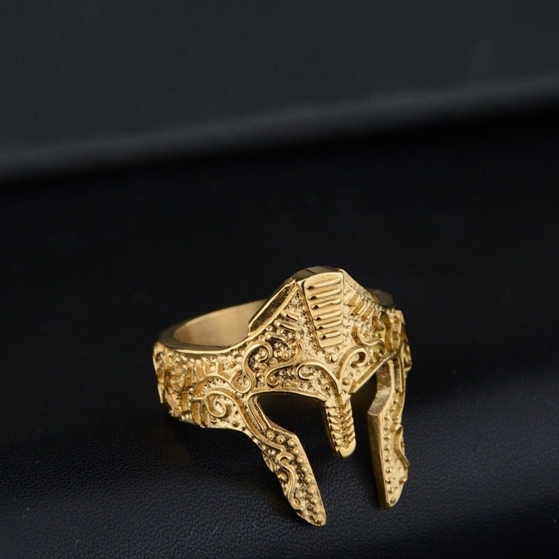 New Personality Warrior Mask Ring Fashion - Mama Lifestyles
