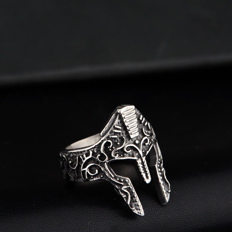 New Personality Warrior Mask Ring Fashion - Mama Lifestyles