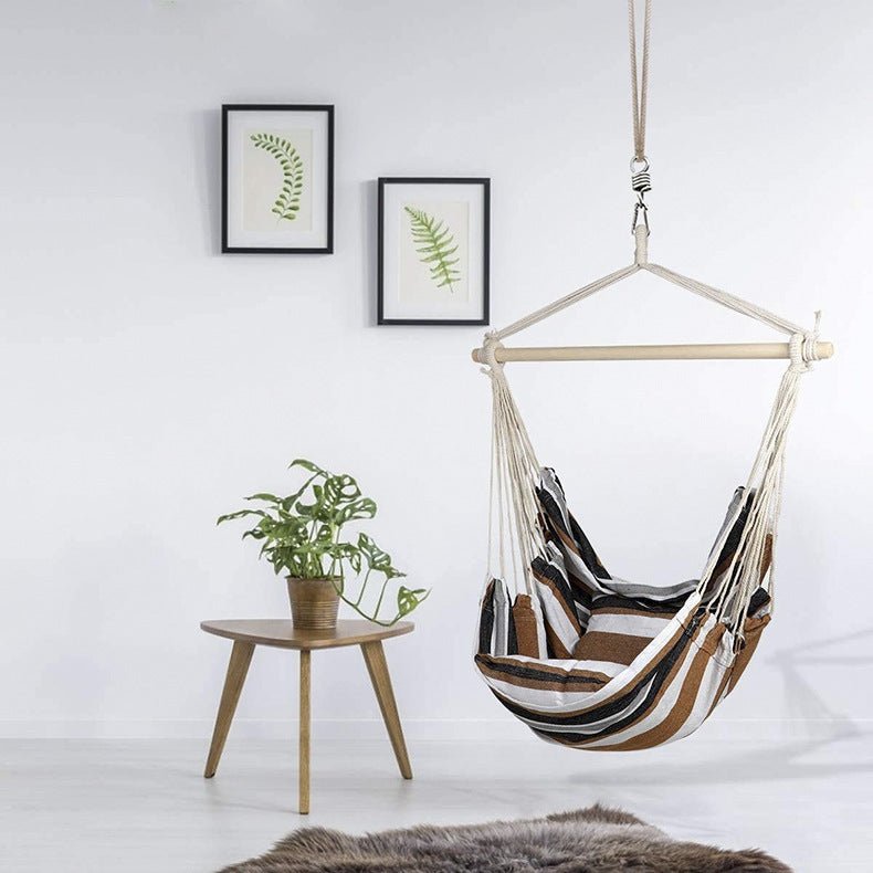 Outdoor Travel Camping Garden Hanging Hammock Chair Home Bedroom Dormitory Adults Kids Swing Seat - Mama Lifestyles