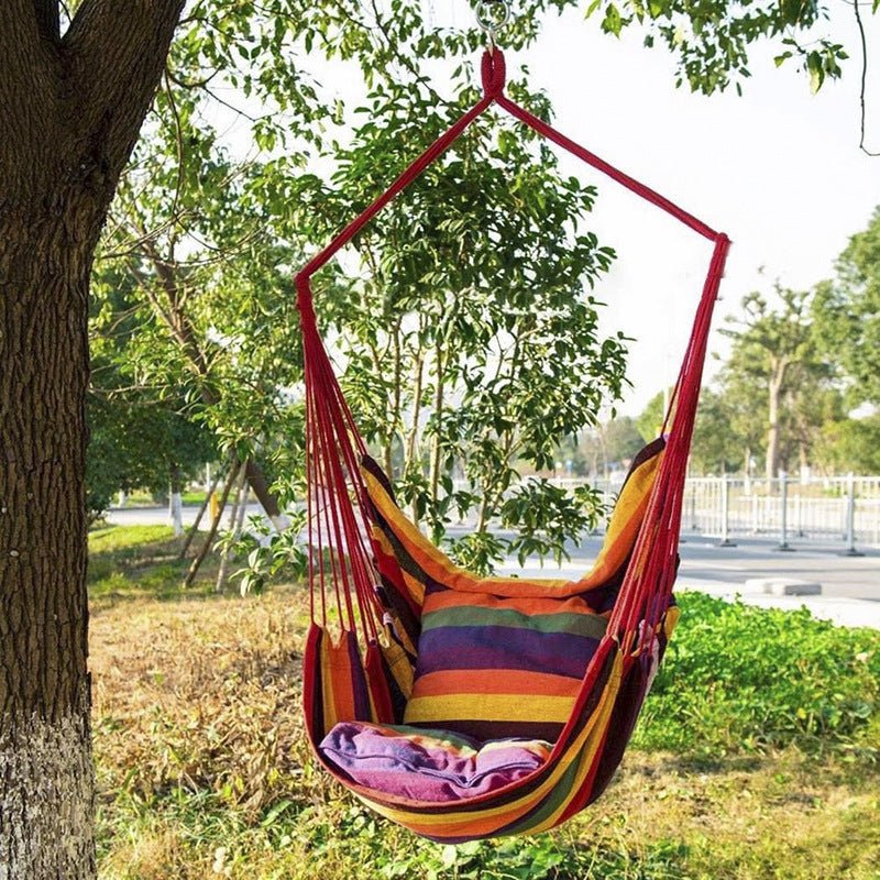 Outdoor Travel Camping Garden Hanging Hammock Chair Home Bedroom Dormitory Adults Kids Swing Seat - Mama Lifestyles