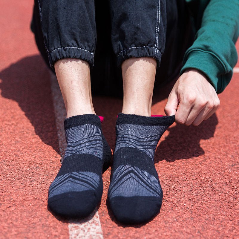 Towel bottom flower sports boat socks - Mama Lifestyles