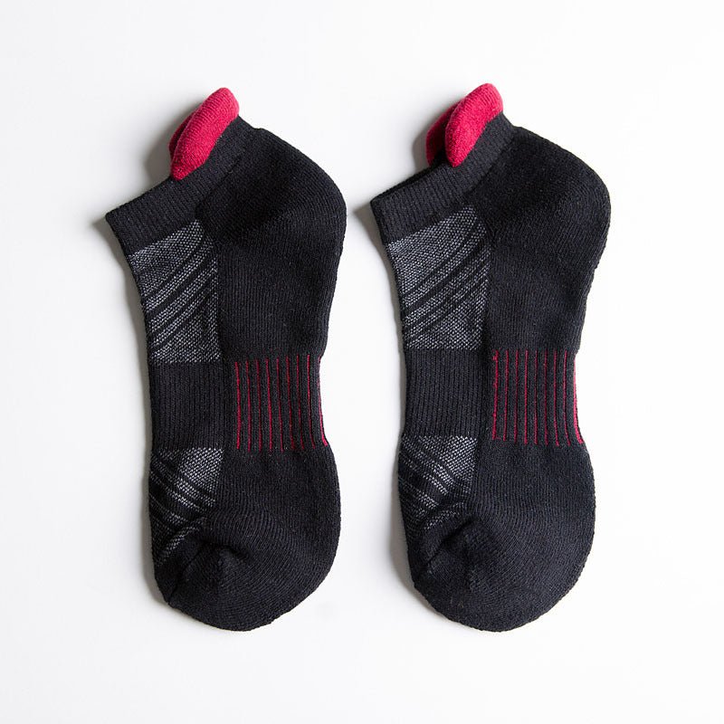Towel bottom flower sports boat socks - Mama Lifestyles