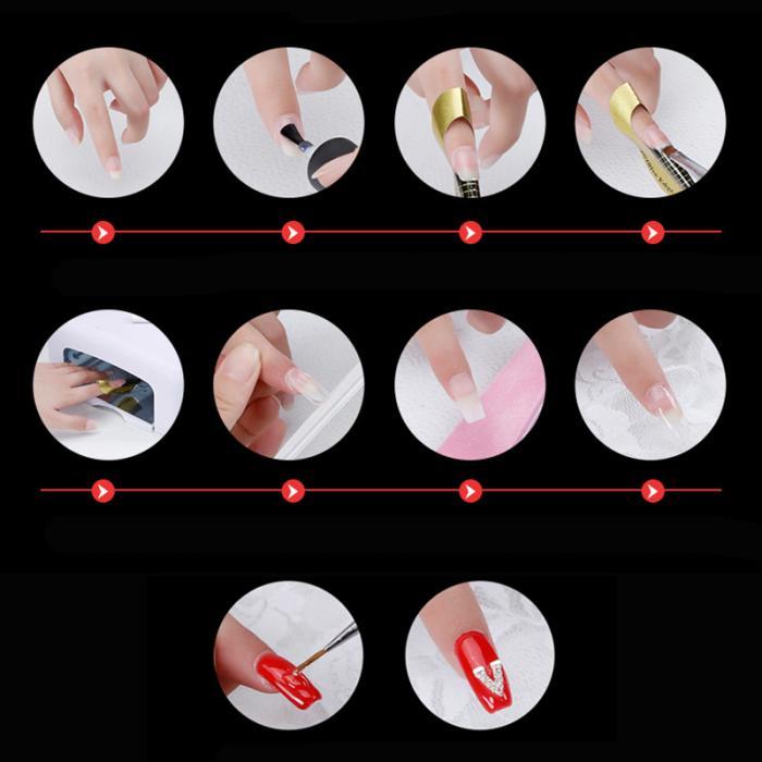 Transparent color extension gel quick and long lasting nail polish gel - Mama Lifestyles