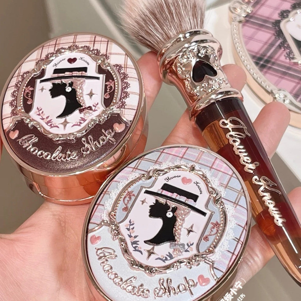 Chocolate Store Embossed Powder Blusher - Mama Lifestyles