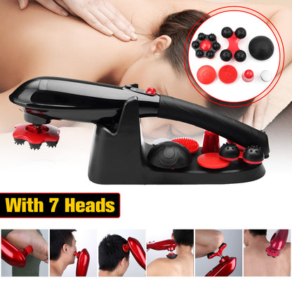 New Hand-held Lightweight Rechargeable Cervical Massager Electric Multi-function Body Back Massage Hammer - Mama Lifestyles