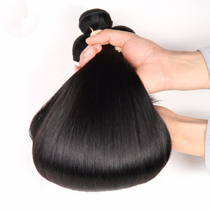 Reality Wig, Smooth Hair, Straight Hair Tie, Closed Peruvian Hair Tie - Mama Lifestyles
