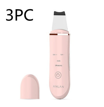 Ultrasonic Skin Scrubber Deep Face Cleaning Machine Peeling Shovel Facial Pore Cleaner Face Skin Scrubber Lift Machine - Mama Lifestyles