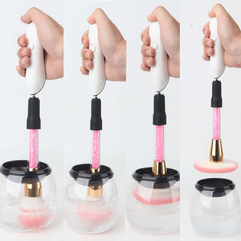 360-degree makeup brush cleaner machine