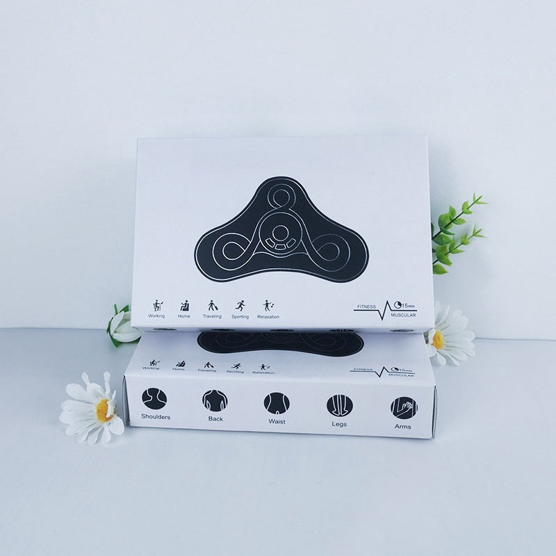 Pad Abdominal Patch Pulse Massage Instrument Intelligent Electric Whole Body Massager Chargeable With Remote Control - Mama Lifestyles