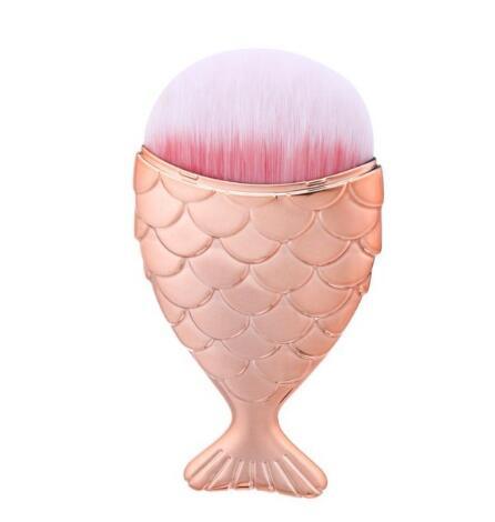 1pc Diamond Fish Makeup Brush Set Foundation Blend Power Eyeshadow Contour Concealer Blush Cosmetic Beauty Make Up - Mama Lifestyles