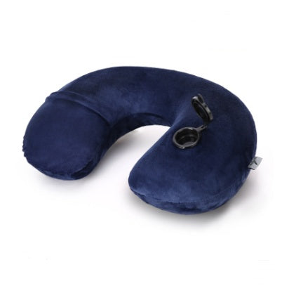 Inflatable U Shaped Pillow Travel Inflatable Pillow  Car Neck Pillow Lunch Break Pillow Neck Pillow Portable - Mama Lifestyles