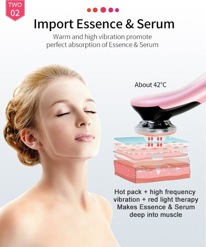 Photon Skin Rejuvenation Beauty Facial Lifting Massager - Mama Lifestyles